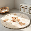 Natural Wool Kids Room Area Rug