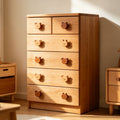 Solid Wood Kids Dresser with Drawers