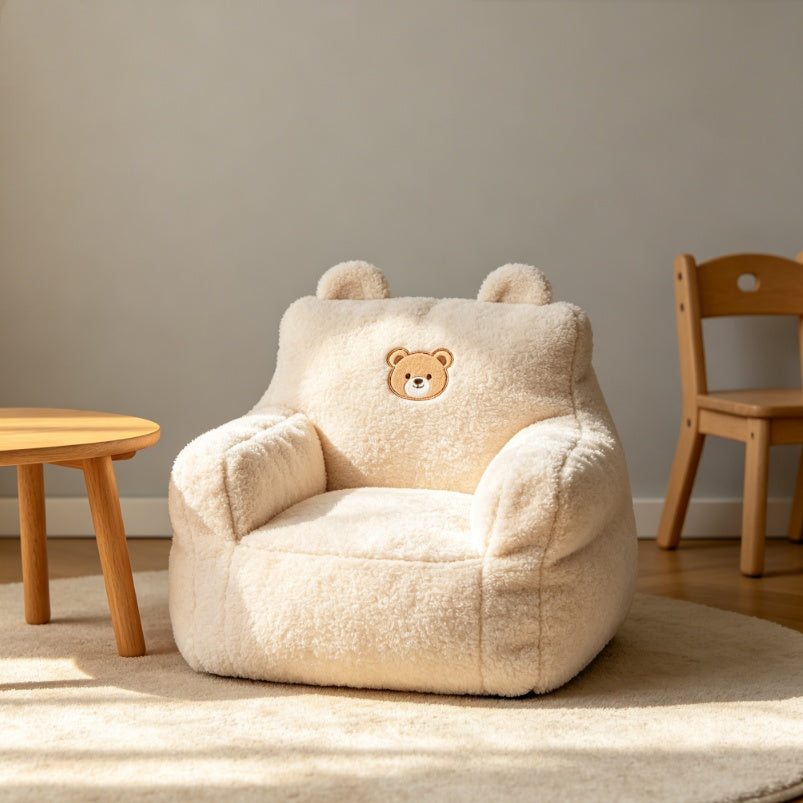 Nordic Cute Kids Plush Lazy Sofa