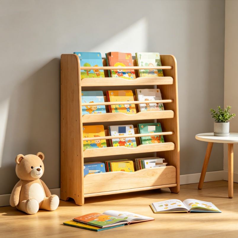 Minimalist Floor Standing Kids Bookshelf